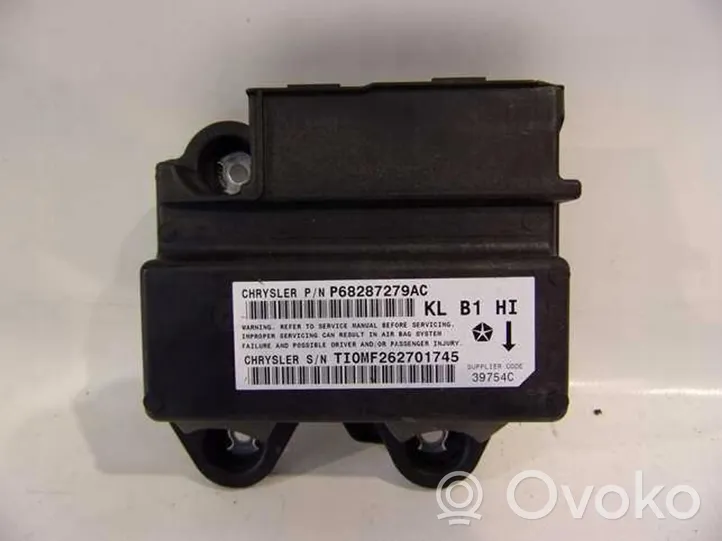 Jeep Cherokee Turvatyynyn ohjainlaite/moduuli 68287279AC