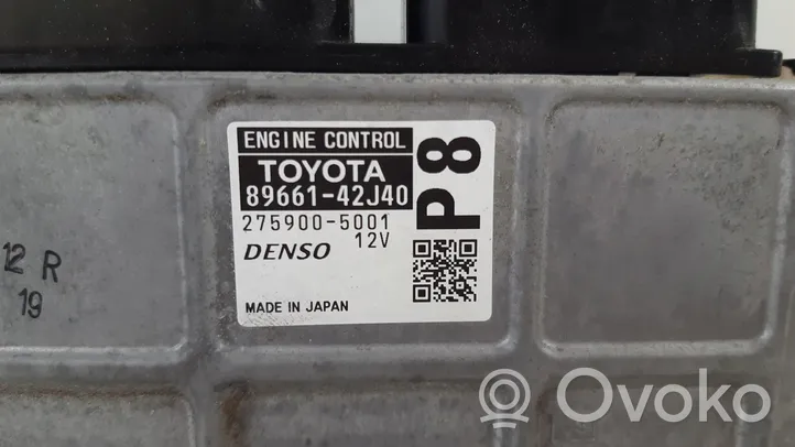 Toyota RAV 4 (XA40) Komputer / Sterownik ECU silnika 89661-42J40