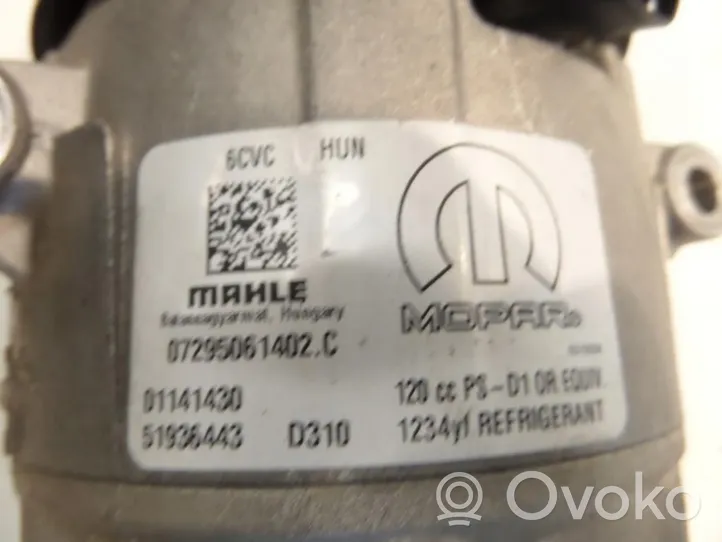 Fiat 500X Klimakompressor Pumpe 51936443