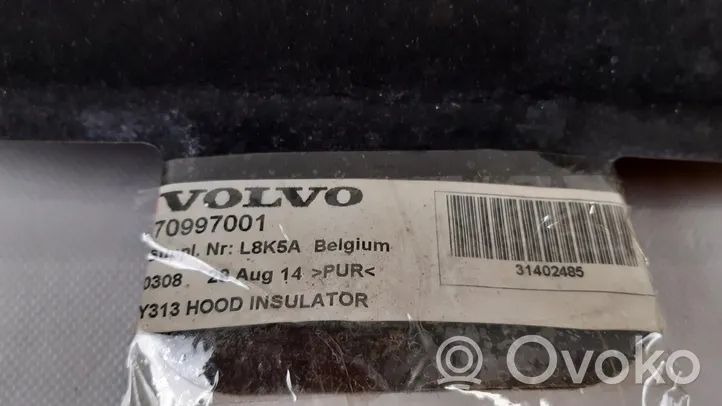 Volvo XC60 Isolation acoustique et thermique pour capot 