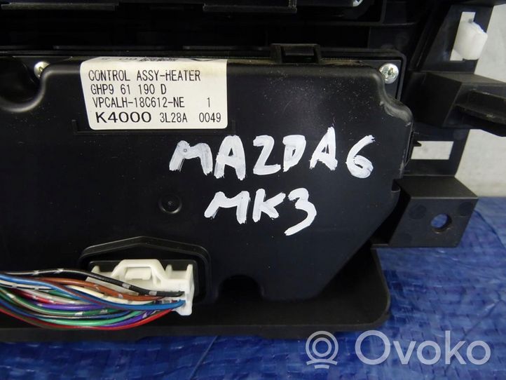 Mazda 6 Unité de contrôle climatique GHP961190D