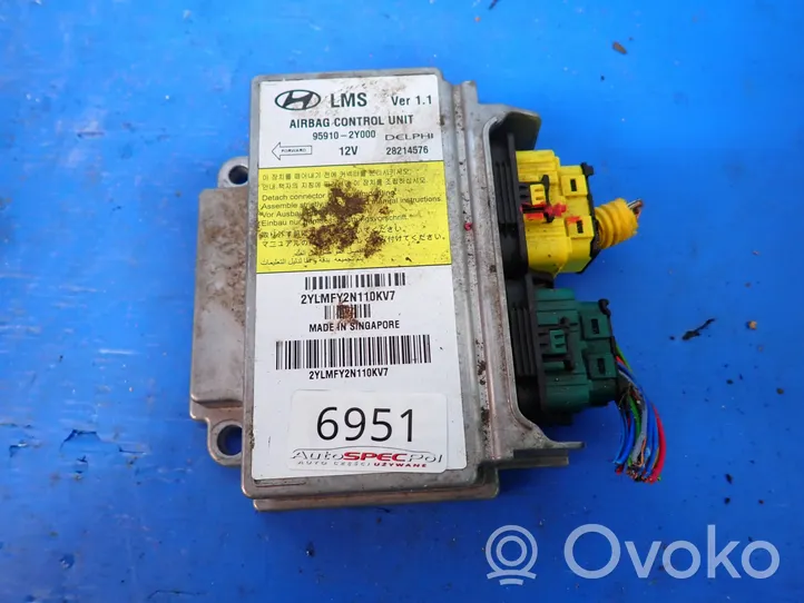 Hyundai ix35 Module de contrôle airbag 95910-2Y000