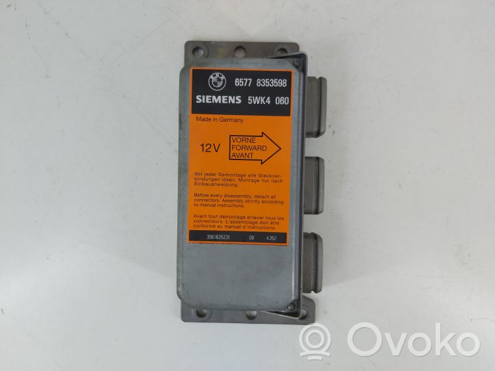 BMW 5 E34 Airbag control unit/module 65778353598