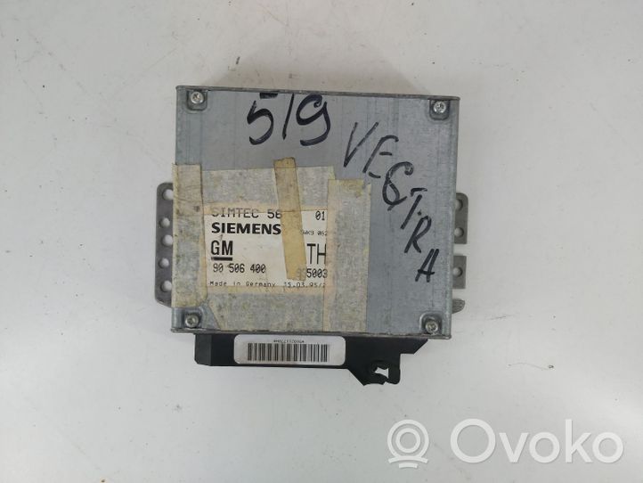 Opel Vectra A Komputer / Sterownik ECU silnika 90506400