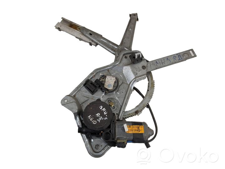 BMW 5 E34 Rear door window regulator with motor 680186913000