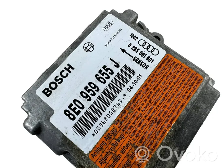 Audi A4 S4 B6 8E 8H Module de contrôle airbag 8E0959655J