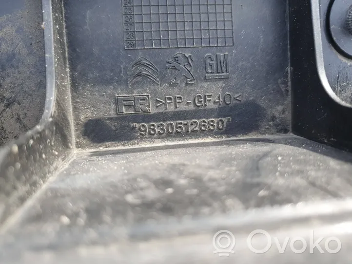 Peugeot Rifter Jäähdyttimen kehyksen suojapaneeli 9830512680