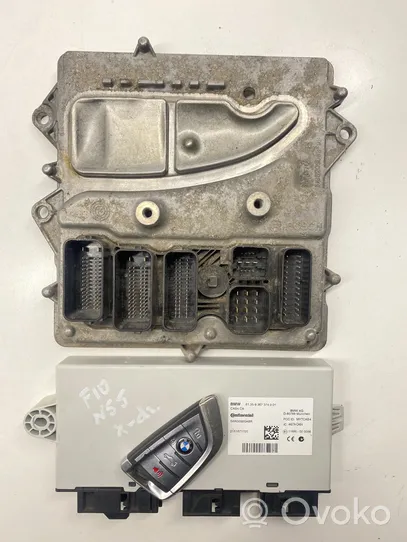 BMW 5 F10 F11 Kit centralina motore ECU e serratura 8639582