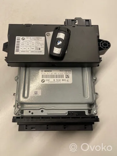 BMW X5 E70 Komputer / Sterownik ECU i komplet kluczy 8510841