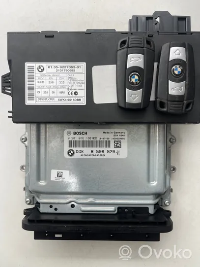 BMW X5 E70 Kit centralina motore ECU e serratura 8506570