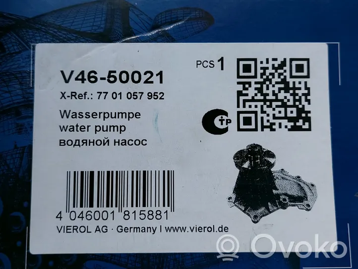 Renault Master II Bomba de agua V4650021