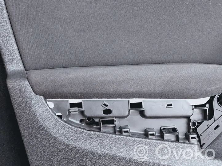 Volkswagen Golf VI Garniture de panneau carte de porte avant 