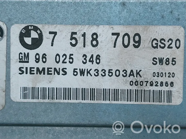 BMW X5 E53 Getriebesteuergerät TCU 5WK33503AK
