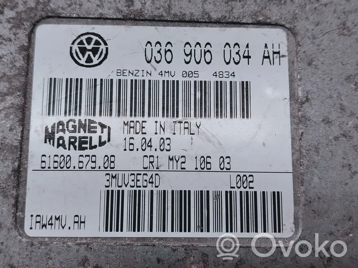 Seat Ibiza III (6L) Unité de commande, module ECU de moteur 6160067908