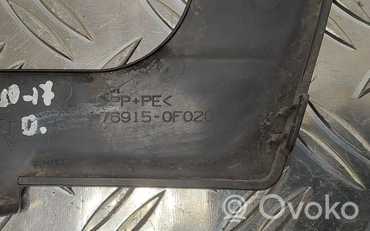 Toyota Verso Copertura del rivestimento del sottoporta anteriore 7891500F020