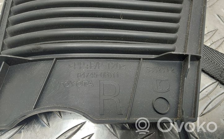 Toyota Corolla Verso AR10 Kita salono detalė 647450F011