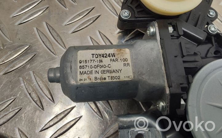 Toyota Verso Motorino alzacristalli della portiera posteriore 698300F040