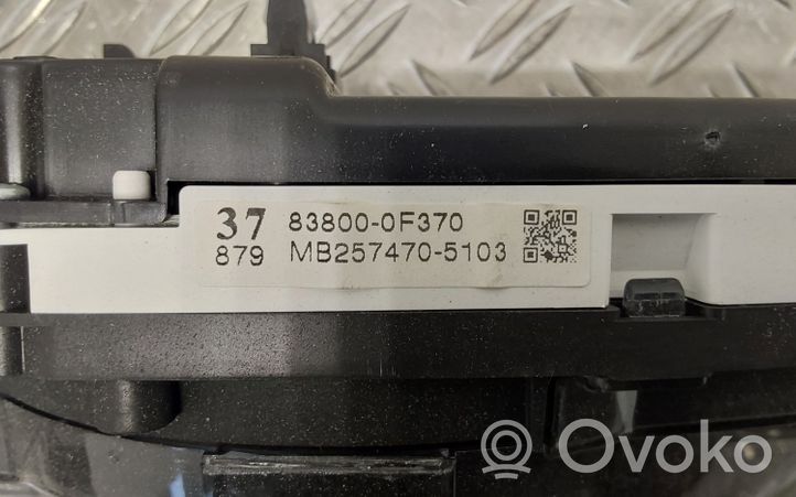 Toyota Verso Tachimetro (quadro strumenti) 838000F370