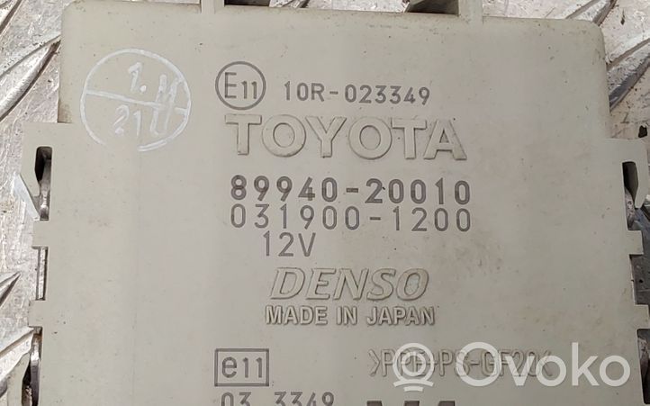 Toyota Avensis T270 Valomoduuli LCM 8994020010