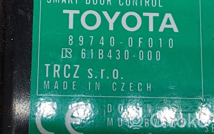 Toyota Verso Centralina/modulo portiere 897400F010