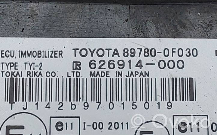 Toyota Verso Unité de commande dispositif d'immobilisation 897800F030