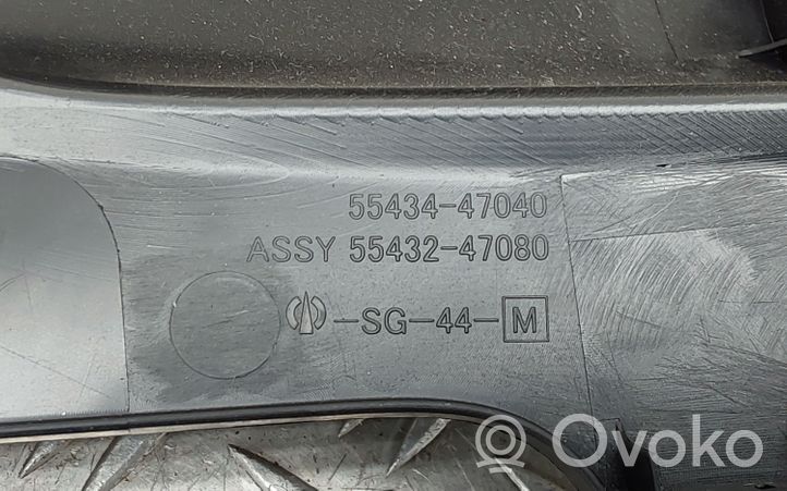 Toyota Prius+ (ZVW40) Panneau de garniture console centrale 5543447040