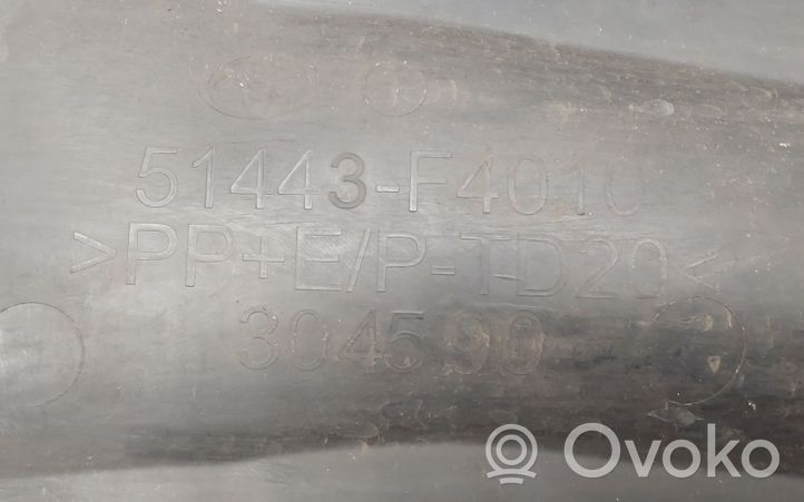 Toyota C-HR Protezione anti spruzzi/sottoscocca del motore 51443F4010