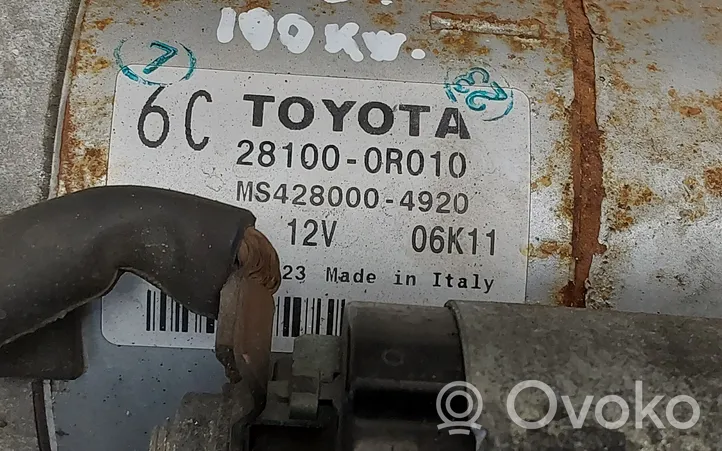 Toyota Corolla Verso AR10 Käynnistysmoottori 281000R010