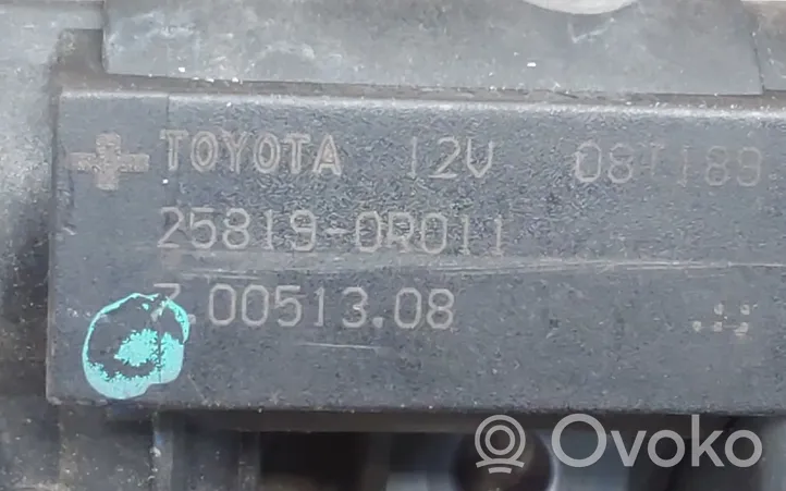 Toyota Corolla Verso AR10 Turbiinin sähköohjauskäyttölaite 258190R011