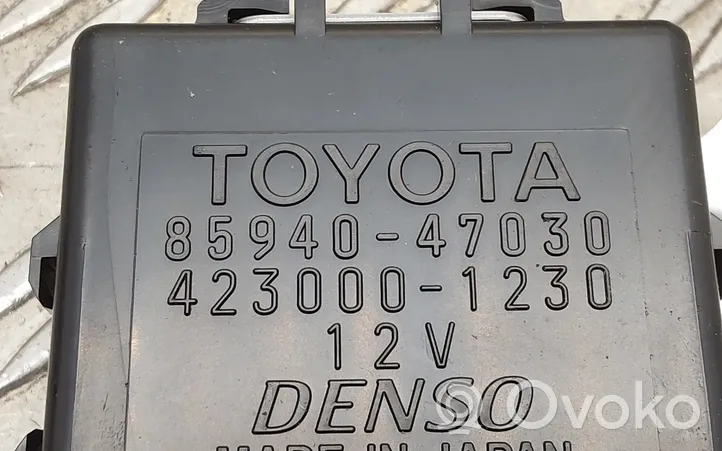 Toyota Prius (XW30) Relais d'essuie-glace 8594047030