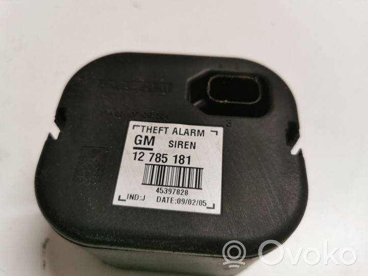 Opel Zafira B Alarm system siren 12785181
