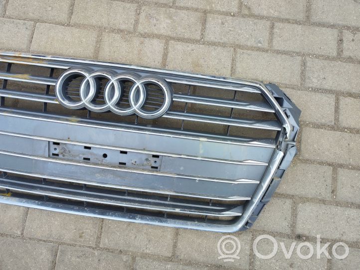 Audi A4 S4 B9 Grille calandre supérieure de pare-chocs avant 8W0853651BR