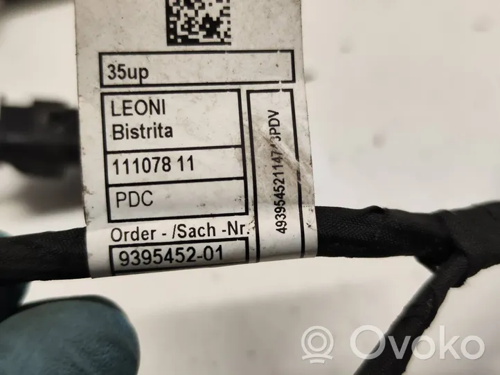 BMW 5 G30 G31 Cableado del sensor de aparcamiento (PDC) 9364190