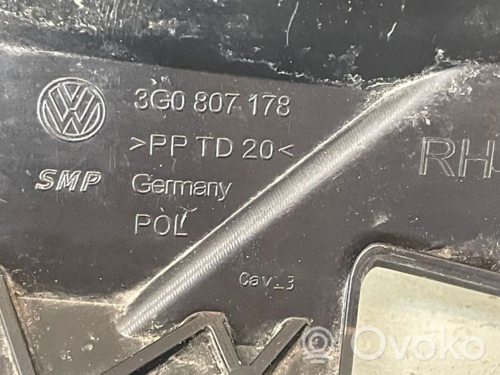 Volkswagen PASSAT B8 Renfort de pare-chocs avant 3G0807178
