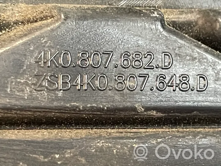 Audi A6 S6 C8 4K Etupuskurin alempi jäähdytinsäleikkö 4K0807682D