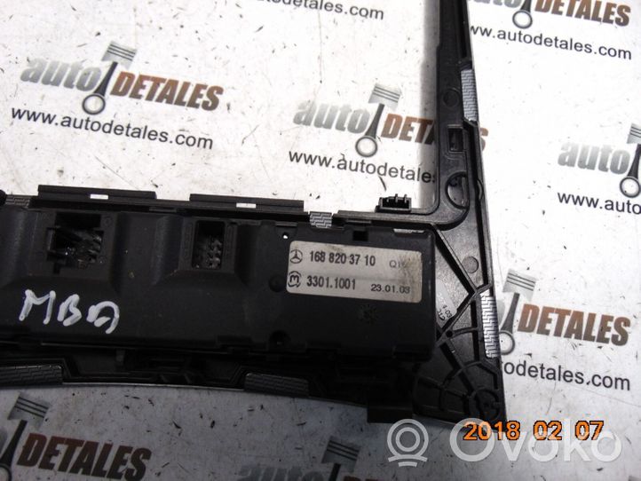 Mercedes-Benz A W168 Console centrale, commande chauffage/clim A1688203710