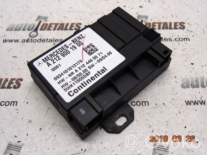 Mercedes-Benz GL X164 Unité de commande / module de pompe à carburant A2129001900