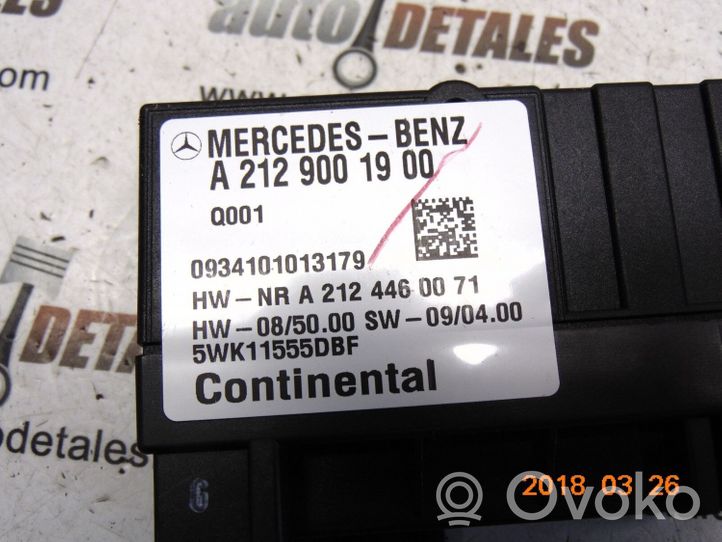 Mercedes-Benz GL X164 Polttoaineen ruiskutuspumpun ohjainlaite/moduuli A2129001900