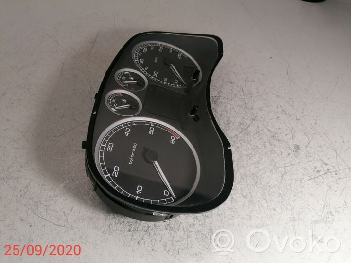 Peugeot 307 Compteur de vitesse tableau de bord 216518703