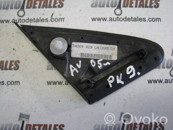 Toyota Avensis T250 Copertura in plastica per specchietti retrovisori esterni 190905