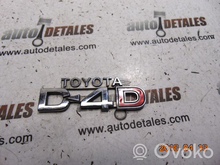 Toyota Corolla Verso E121 Emblemat / Znaczek tylny / Litery modelu 