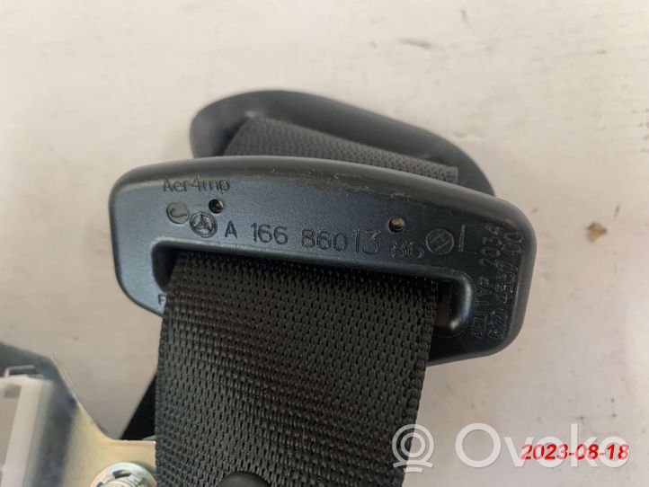 Mercedes-Benz GL X166 Ceinture de sécurité arrière A1668601385