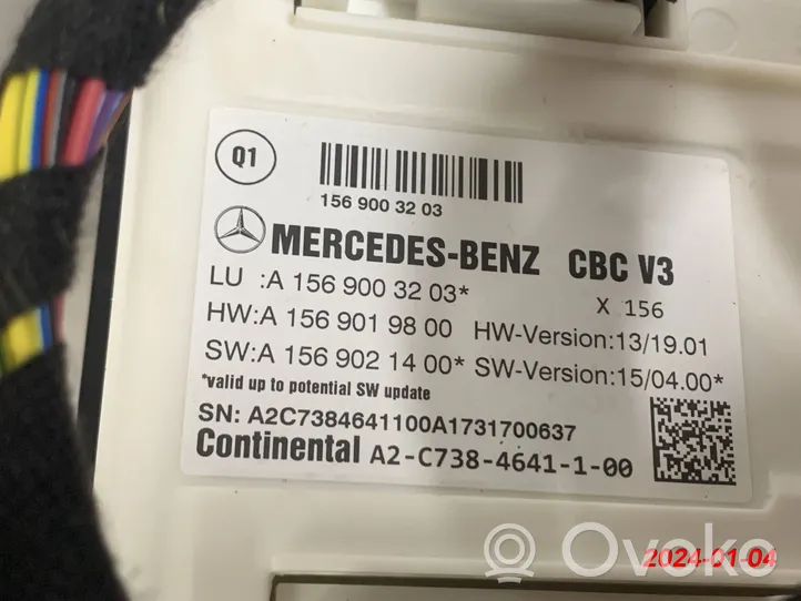 Mercedes-Benz B W246 W242 Mukavuusmoduuli A1569003203