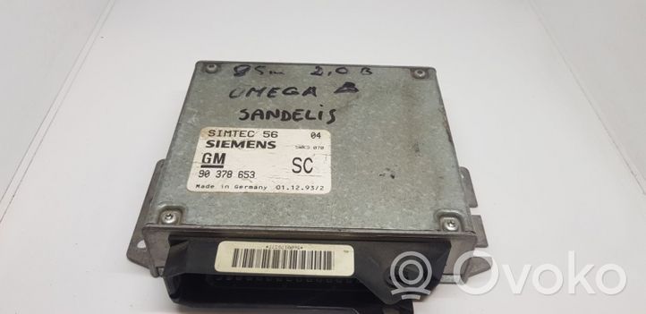 Opel Omega B1 Calculateur moteur ECU 90378653