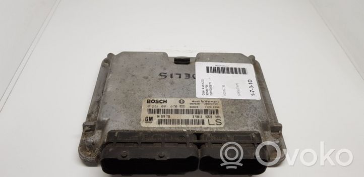 Opel Astra G Sterownik / Moduł ECU 0281001670