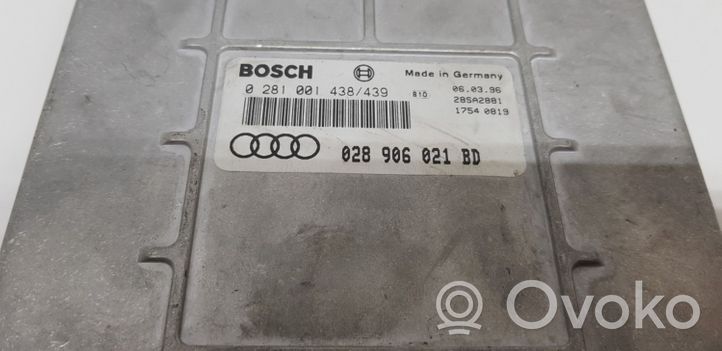 Audi A4 S4 B5 8D Motorsteuergerät/-modul 0281001438
