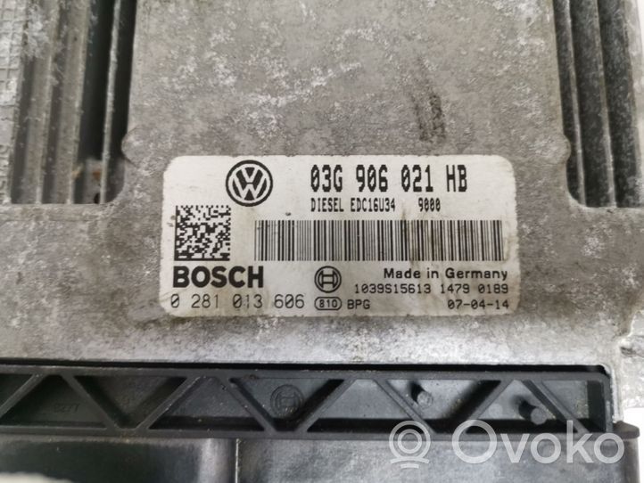 Volkswagen Golf V Variklio valdymo blokas 03G906021HB