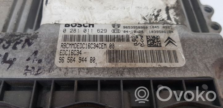 Citroen C4 I Calculateur moteur ECU 0281011629