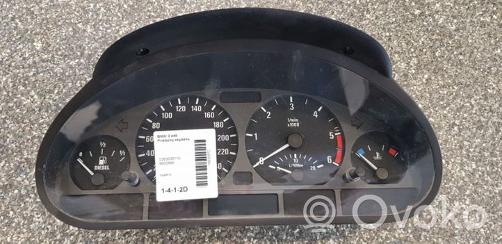 BMW 3 E46 Compteur de vitesse tableau de bord 6932896