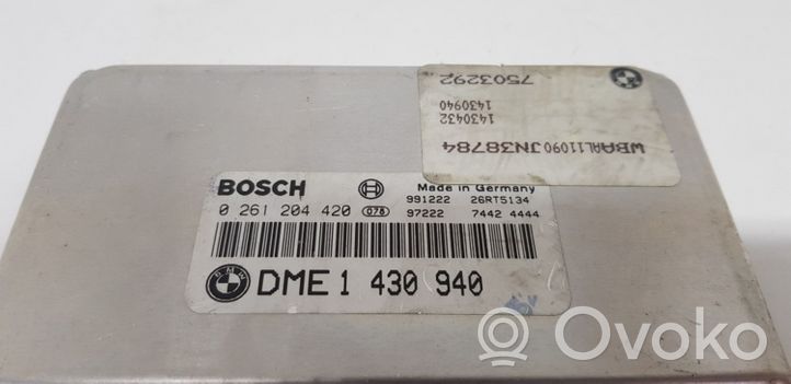 BMW 3 E46 Muut ohjainlaitteet/moduulit 0261204420